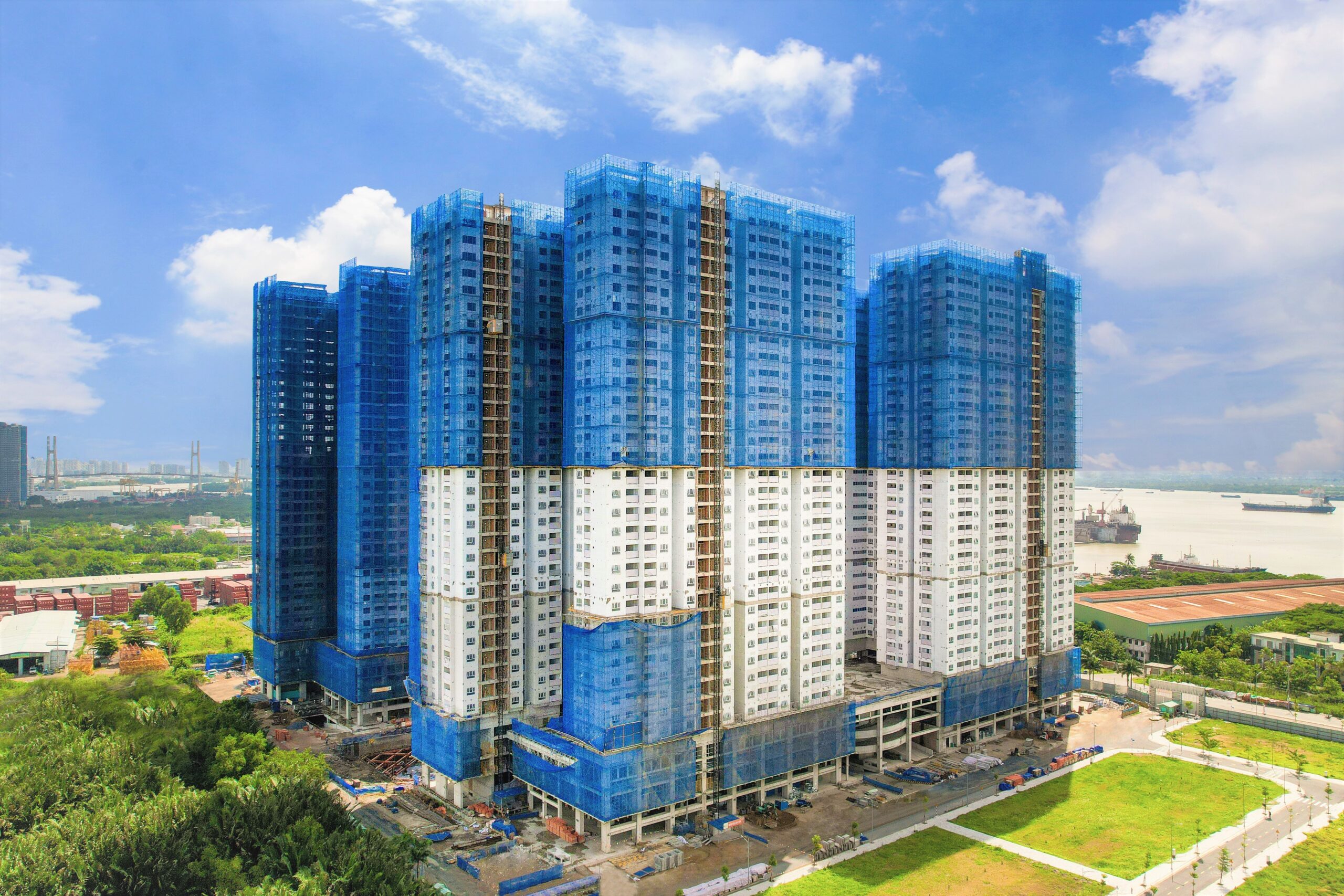 Hình ảnh tổng thể Block Saturn Q7 SaiGon Riverside