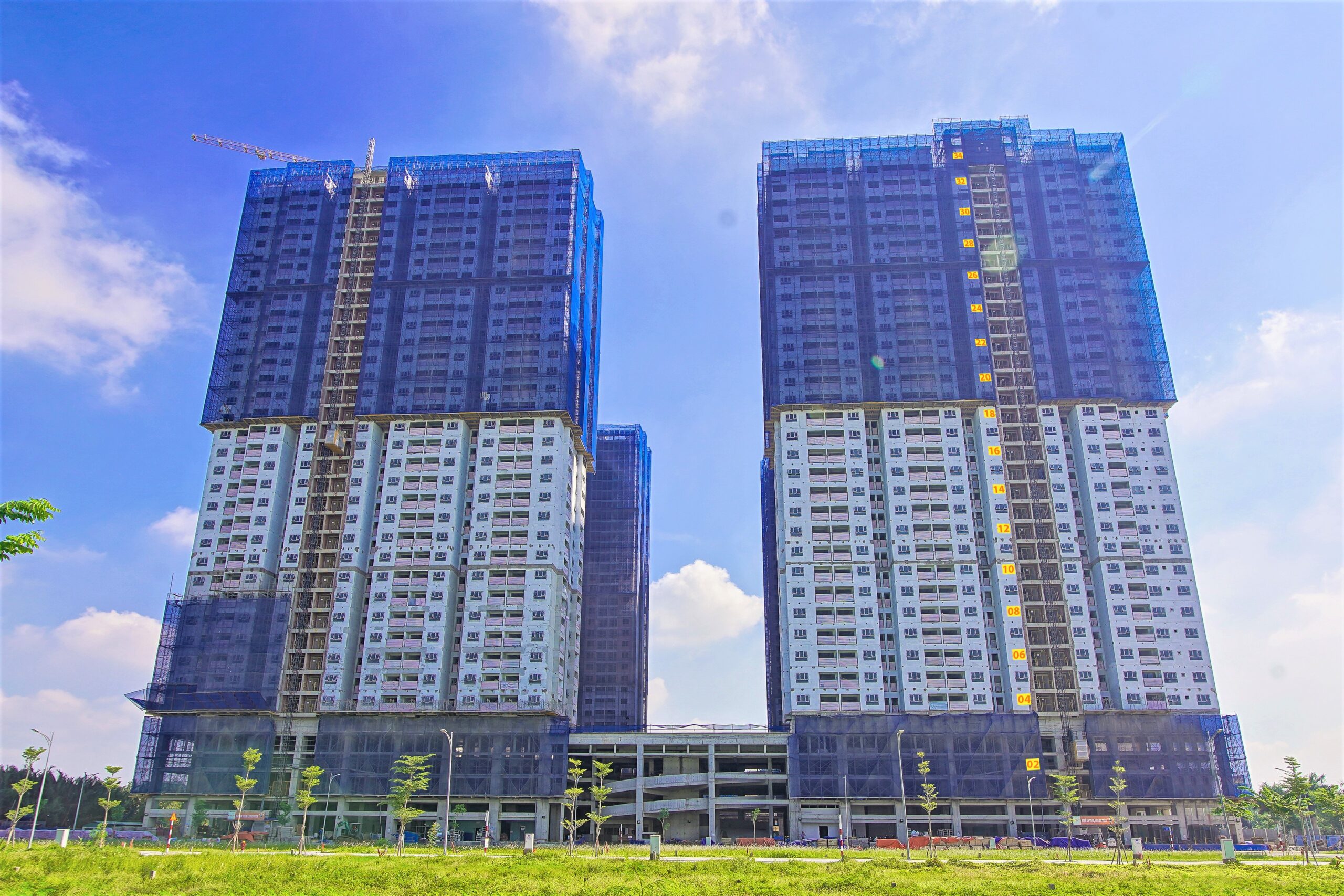 Hình ảnh tổng thể Block Saturn Q7 SaiGon Riverside