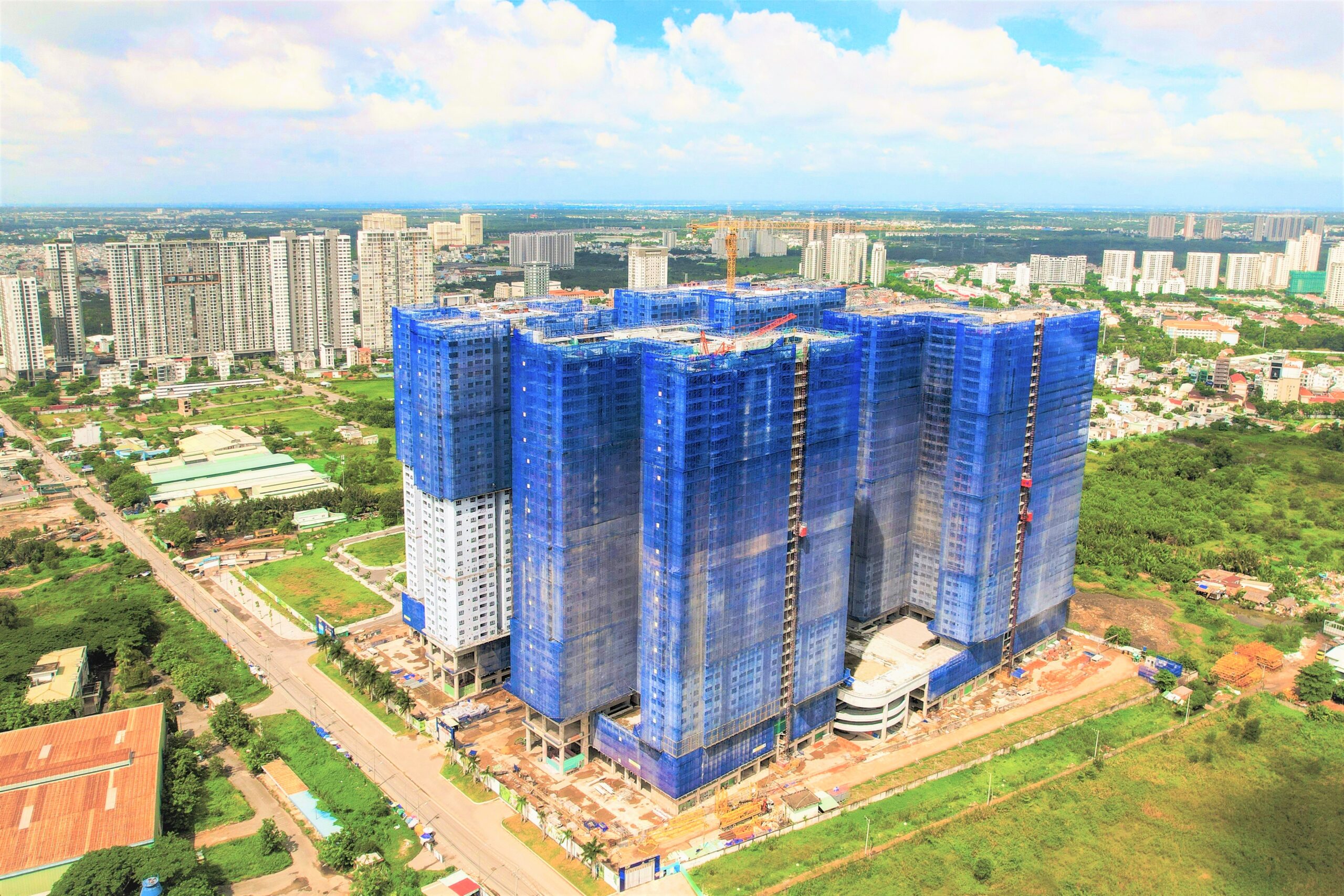 Hình ảnh tổng thể Block Saturn Q7 SaiGon Riverside