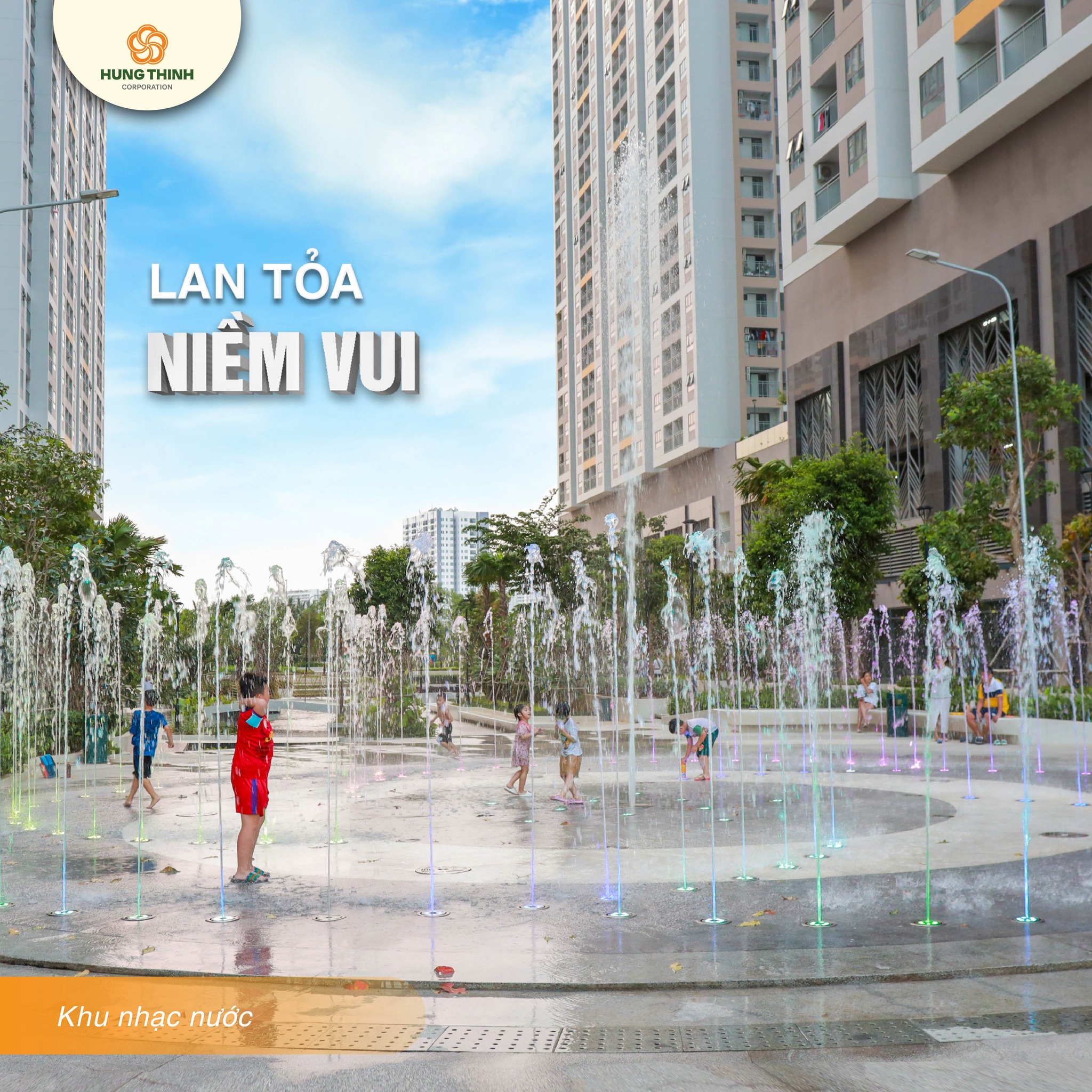 Khám phá nội khu tiện ích cư dân Q7 SaiGon Riverside Complex Đào Trí Hưng Thịnh Gemma Land công viên nước